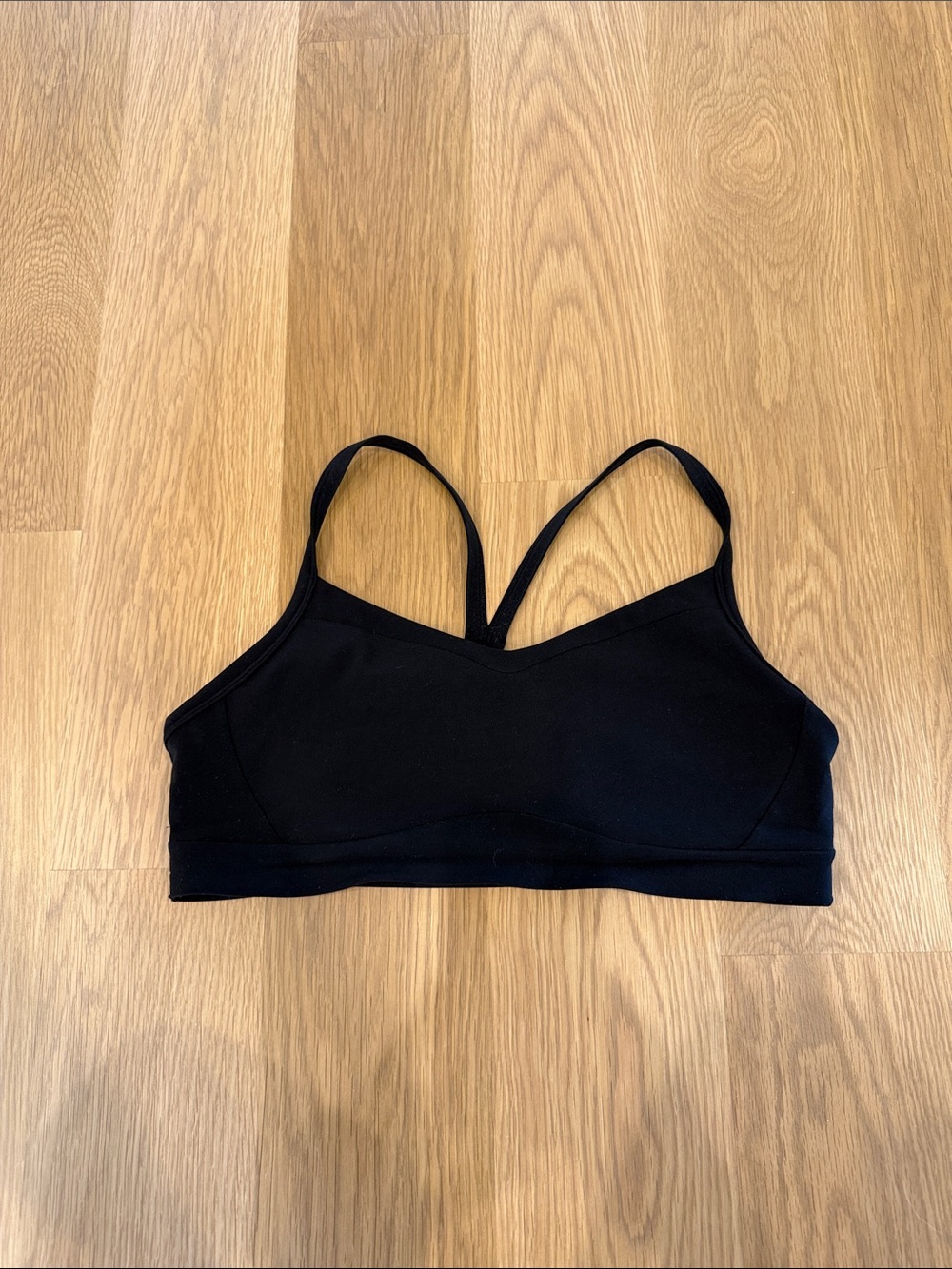 Athleta Black Strappy Sports Bra